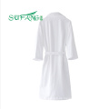 Hotelwäsche / Weiße Farbe Bademantel aus 100% Baumwolle, Bademantel, Handtuch Bademantel